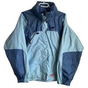 XL Blue Coleman Zip Up outdoors wind breaker Jacket